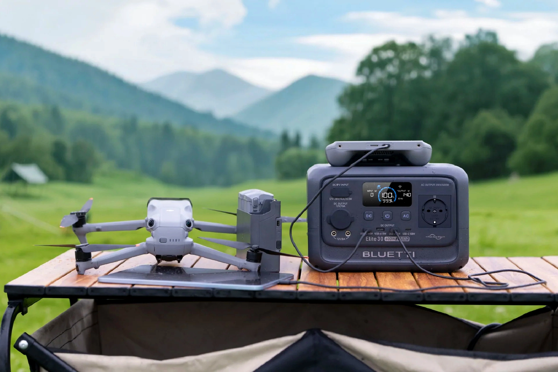 Stacja zasilania BLUETTI jako alternatywa dla powerbanka