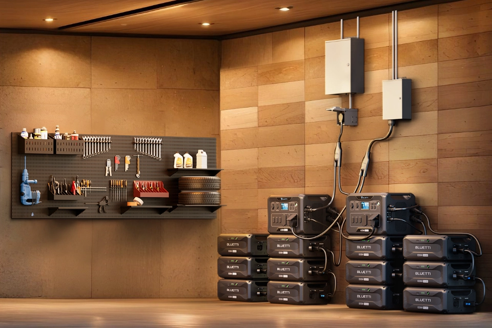 Instalacja off-grid BLUETTI AC500 + B300K