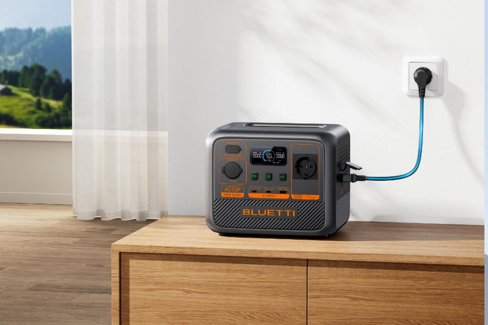 Regulacja SOC w stacjach zasilania BLUETTI