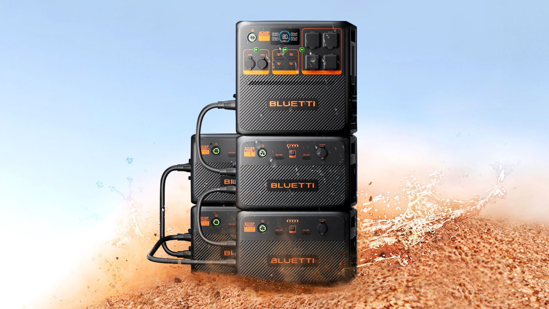 Klasa szczelności IP65 w stacjach zasilania BLUETTI