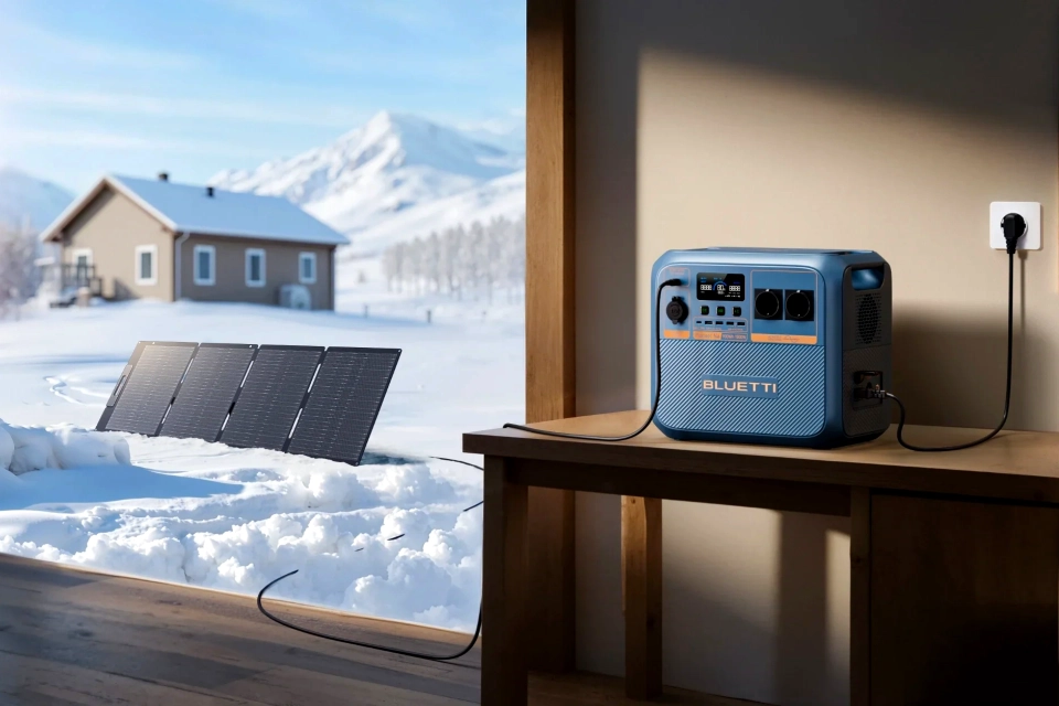 Stacja zasilania w niskich temperaturach