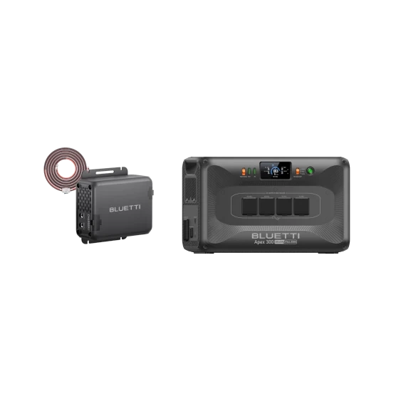 Magazyn energii BLUETTI Apex 300 + Ładowarka samochodowa Charger1