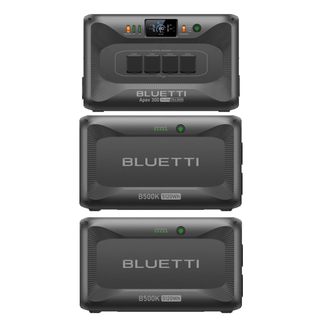 Magazyn energii BLUETTI Apex 300 + B500K (x2) | 3840W 13005Wh