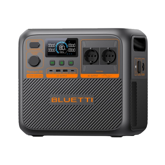 Magazyn energii BLUETTI Premium 200 V2 + Ładowarka samochodowa Charger1