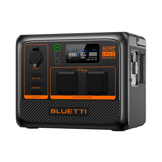 Stacja zasilania BLUETTI AC60P | 600W 504Wh