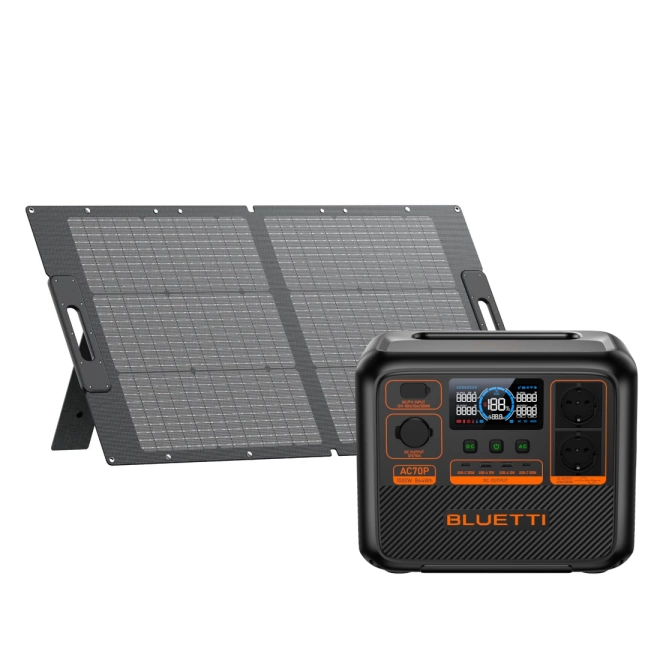 Zestaw solarny BLUETTI AC70P + PV100