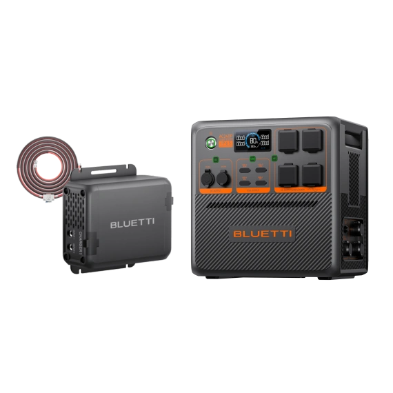 Magazyn energii BLUETTI AC240P + Ładowarka samochodowa Charger1