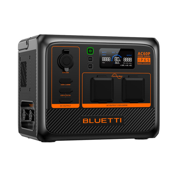 Stacja zasilania BLUETTI AC60P | 600W 504Wh