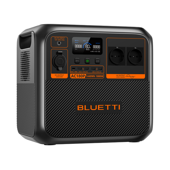 Stacja zasilania BLUETTI AC180P | 1800W 1440Wh 