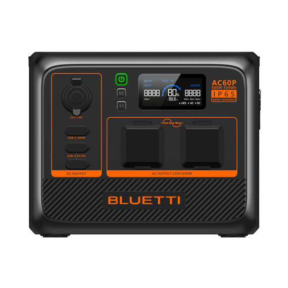 Stacja zasilania BLUETTI AC60P | 600W 504Wh