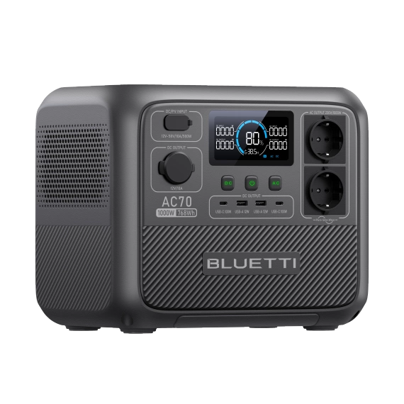 Stacja zasilania BLUETTI AC70 | 1000W 768Wh