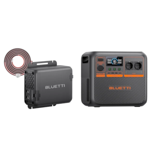 Magazyn energii BLUETTI Premium 200 V2 + Ładowarka samochodowa Charger1